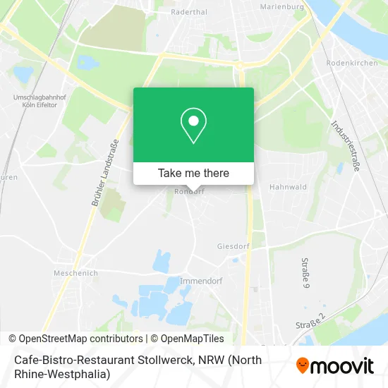 Cafe-Bistro-Restaurant Stollwerck map