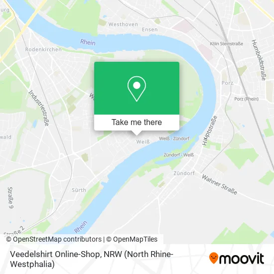 Карта Veedelshirt Online-Shop