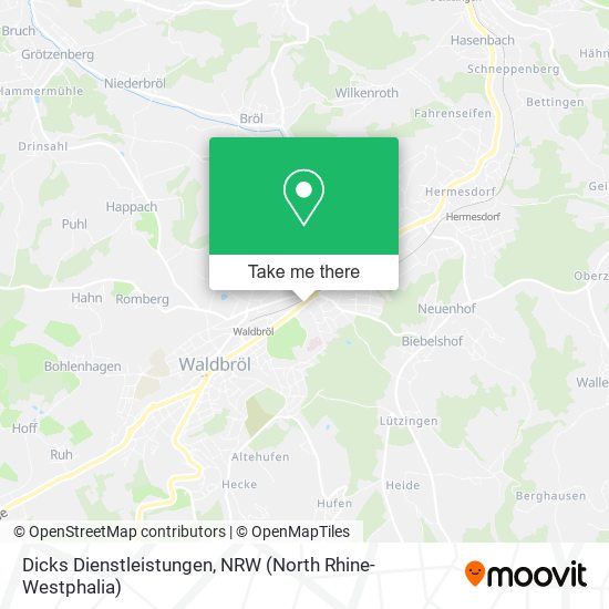 Dicks Dienstleistungen map