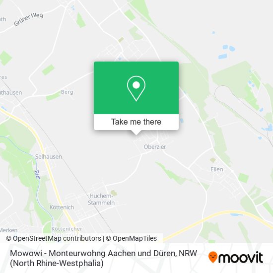 Mowowi - Monteurwohng Aachen und Düren map