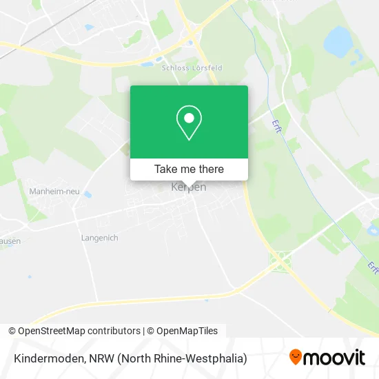 Карта Kindermoden
