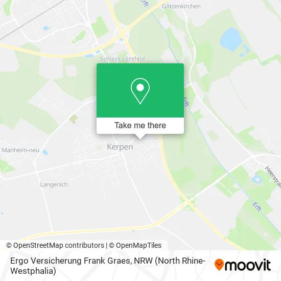 Карта Ergo Versicherung Frank Graes