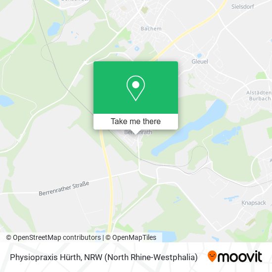 Physiopraxis Hürth map