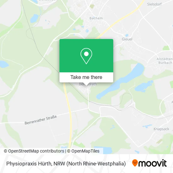 Карта Physiopraxis Hürth