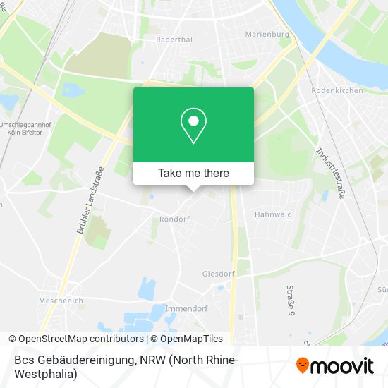 Bcs Gebäudereinigung map