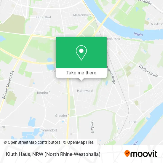 Kluth Haus map