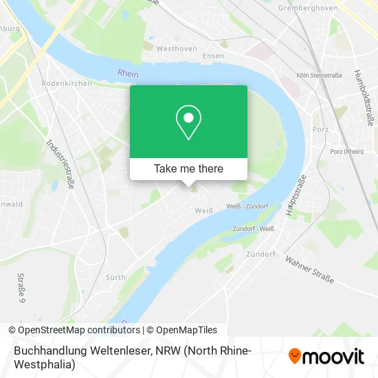 Buchhandlung Weltenleser map