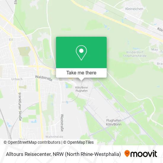 Карта Alltours Reisecenter