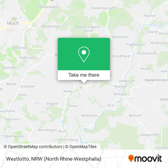 Westlotto map