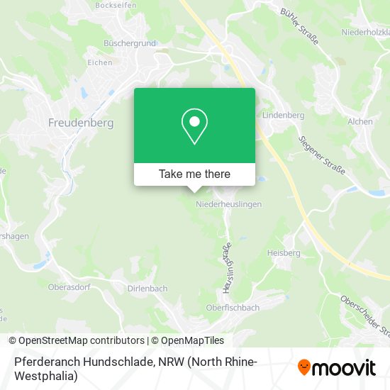 Pferderanch Hundschlade map