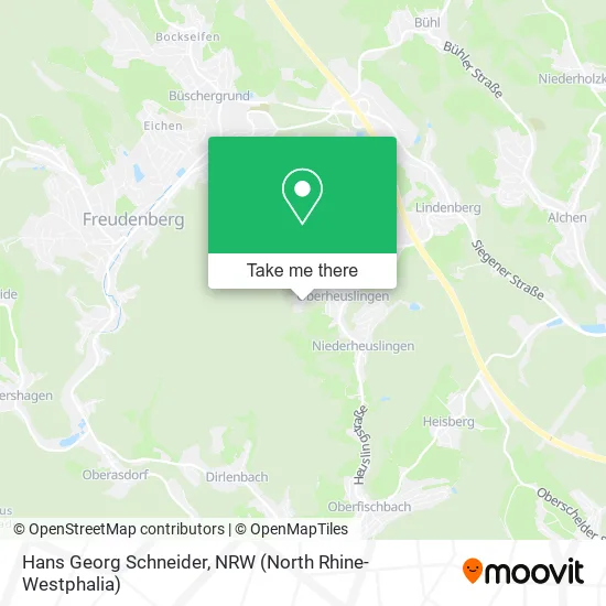Hans Georg Schneider map