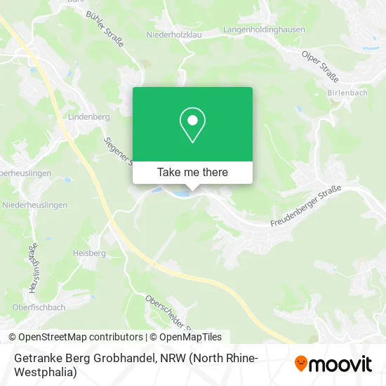 Карта Getranke Berg Grobhandel