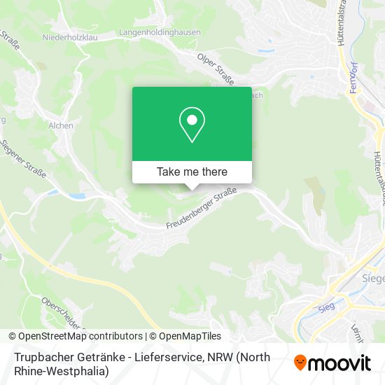 Trupbacher Getränke - Lieferservice map
