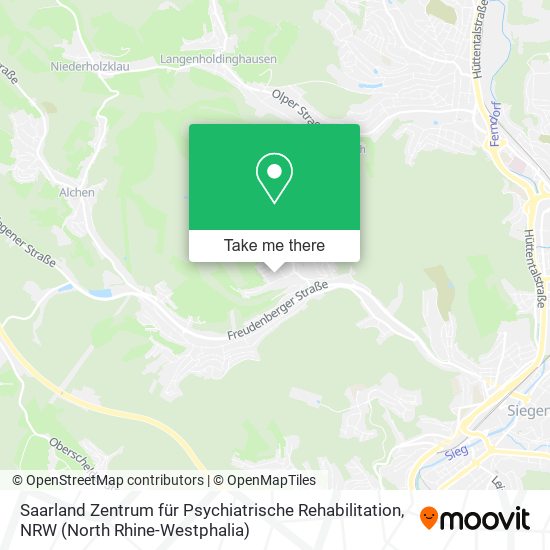 Saarland Zentrum für Psychiatrische Rehabilitation map