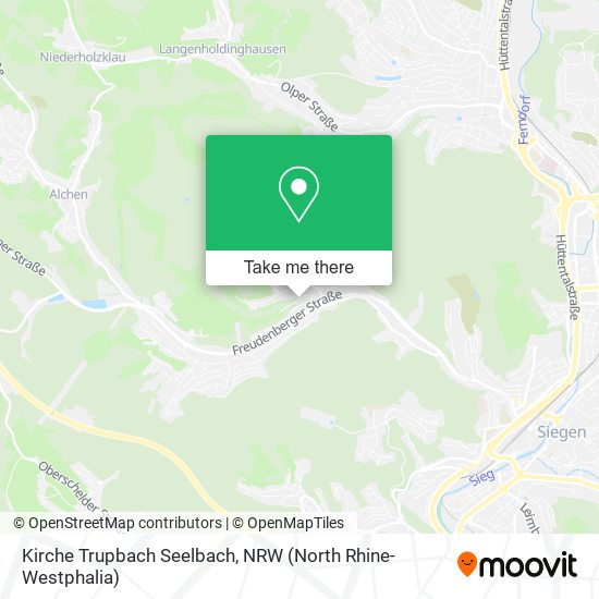 Kirche Trupbach Seelbach map
