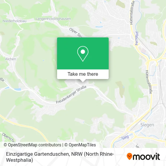 Einzigartige Gartenduschen map