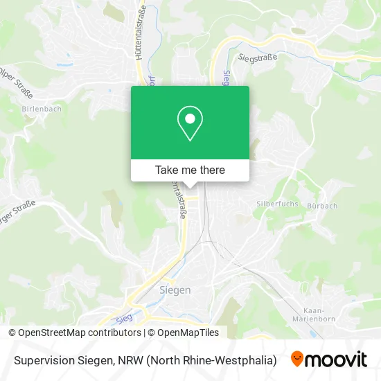 Supervision Siegen map