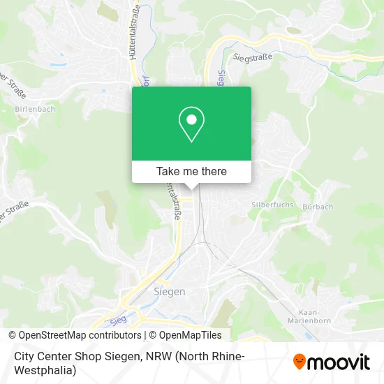 City Center Shop Siegen map