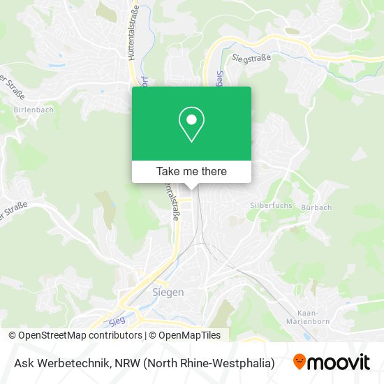 Ask Werbetechnik map