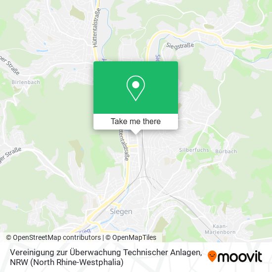 Vereinigung zur Überwachung Technischer Anlagen map