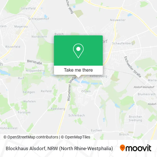 Карта Blockhaus Alsdorf