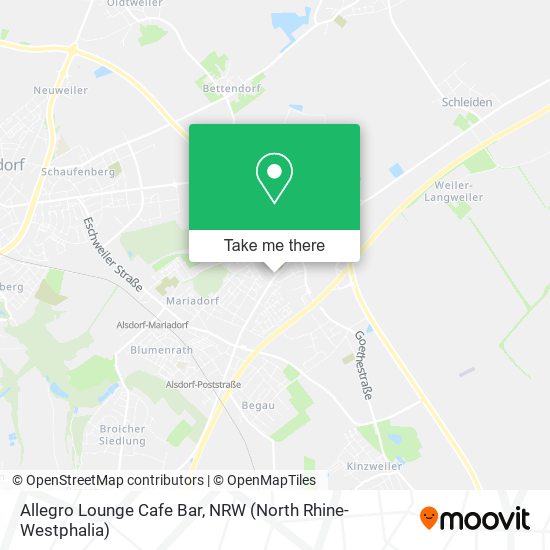 Allegro Lounge Cafe Bar map