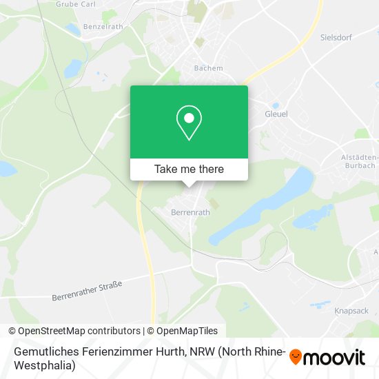 Gemutliches Ferienzimmer Hurth map