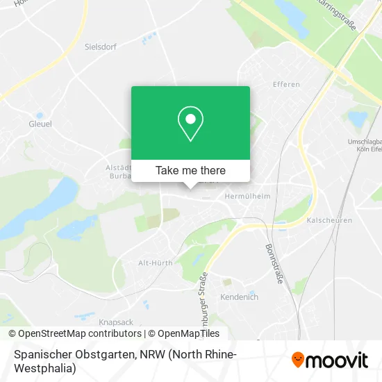 Spanischer Obstgarten map