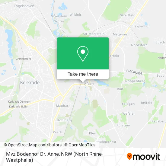 Карта Mvz Bodenhof Dr. Anne