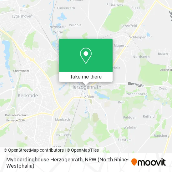 Карта Myboardinghouse Herzogenrath