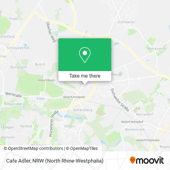 Cafe Adler map