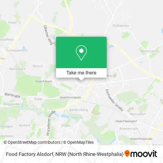 Карта Food Factory Alsdorf