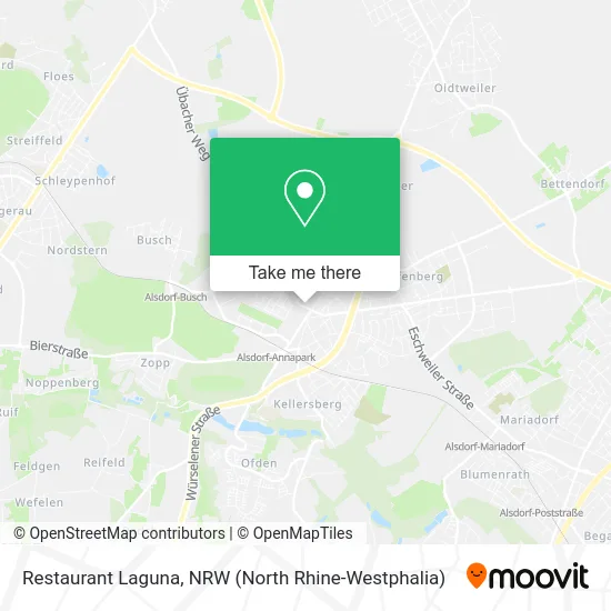 Restaurant Laguna map