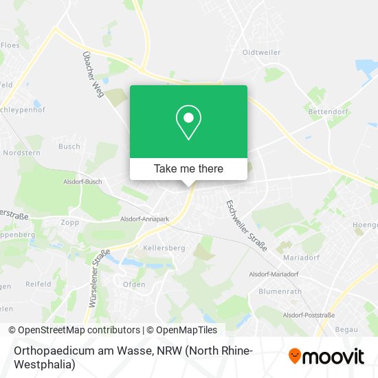 Orthopaedicum am Wasse map