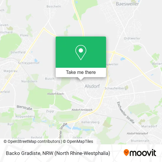 Карта Backo Gradiste