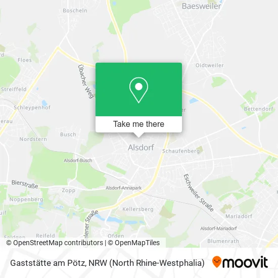 Карта Gaststätte am Pötz