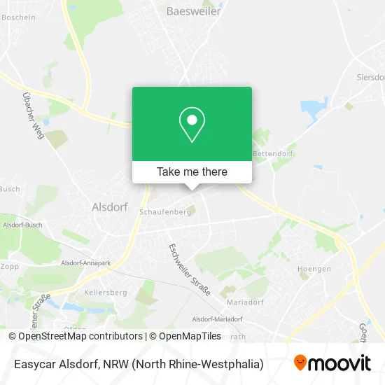 Карта Easycar Alsdorf