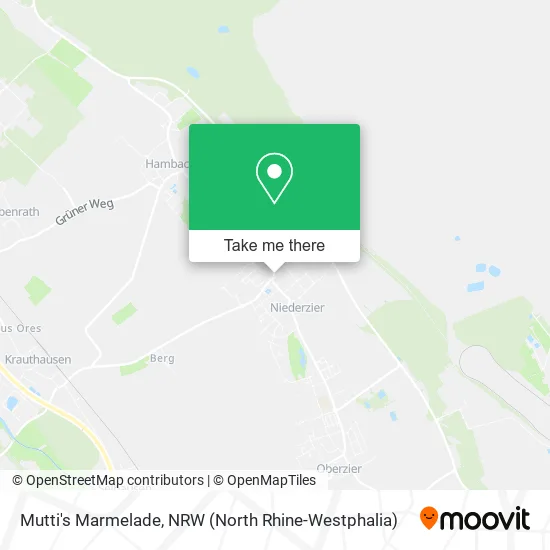 Mutti's Marmelade map