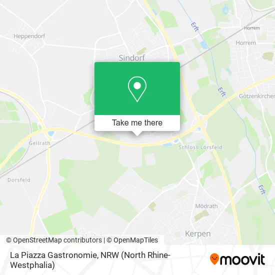 La Piazza Gastronomie map