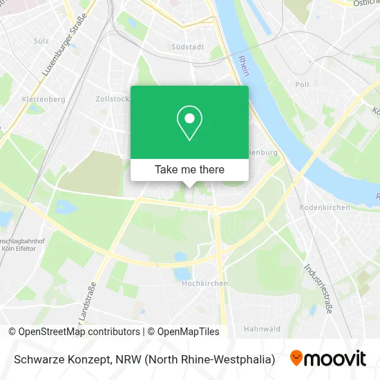 Schwarze Konzept map