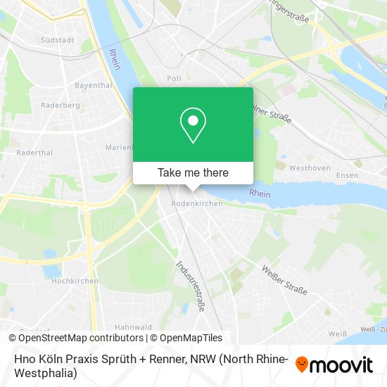 Hno Köln Praxis Sprüth + Renner map