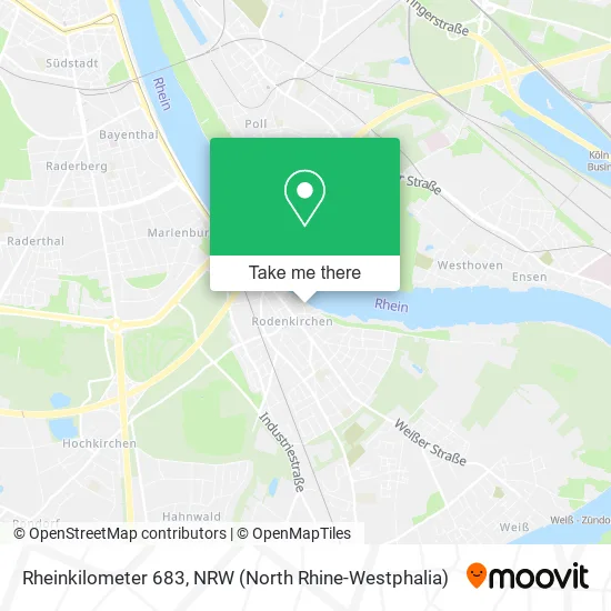 Карта Rheinkilometer 683