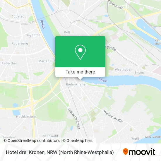 Hotel drei Kronen map