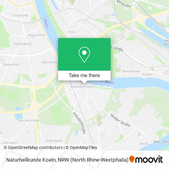 Naturheilkunde Koeln map