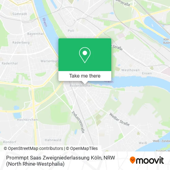 Карта Prommpt Saas Zweigniederlassung Köln