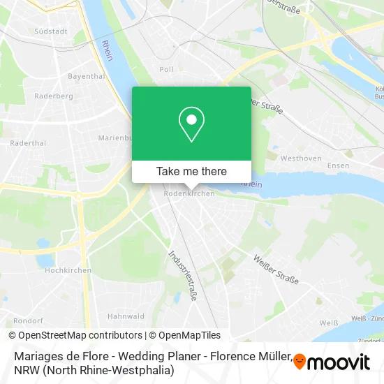 Mariages de Flore - Wedding Planer - Florence Müller map