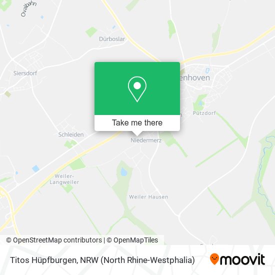 Titos Hüpfburgen map