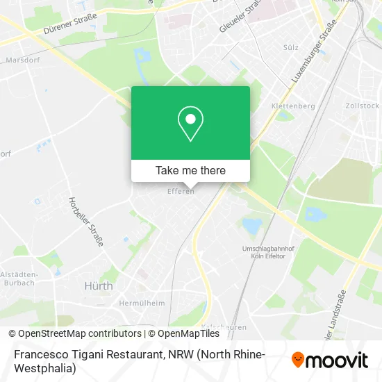 Francesco Tigani Restaurant map