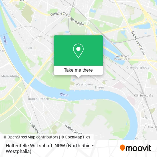 Haltestelle Wirtschaft map