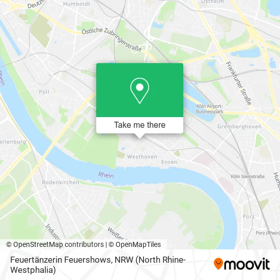 Карта Feuertänzerin Feuershows